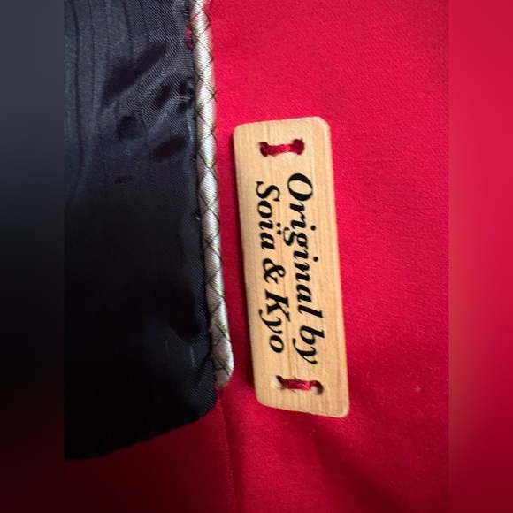 Soia & Kyo Vibrant Red Trench Coat - Picture 8 of 9